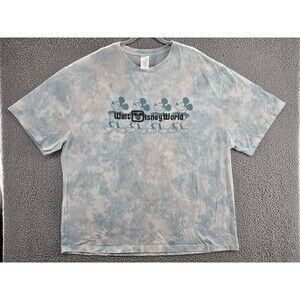 Disney Walt Disney World Men's T-Shirt XL Tie-Dye Cotton Shirt
